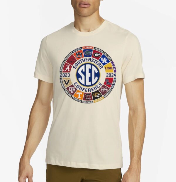 Southeastern Conference Sec Football All team Logo 2023 2024 shirts