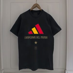 Spain Women’s National Team Adidas Fifa Women’s World Cup Australia New Zealand 2023 Champions T-Shirt - Copy