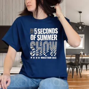 The 5 Seconds Of Summer Show World Tour 2023 New York Madison Square Carden Shirts