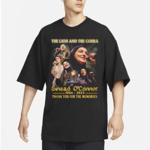 The Lion And The Cobra Sinéad O’Connor 1996 2023 Memories T Shirt