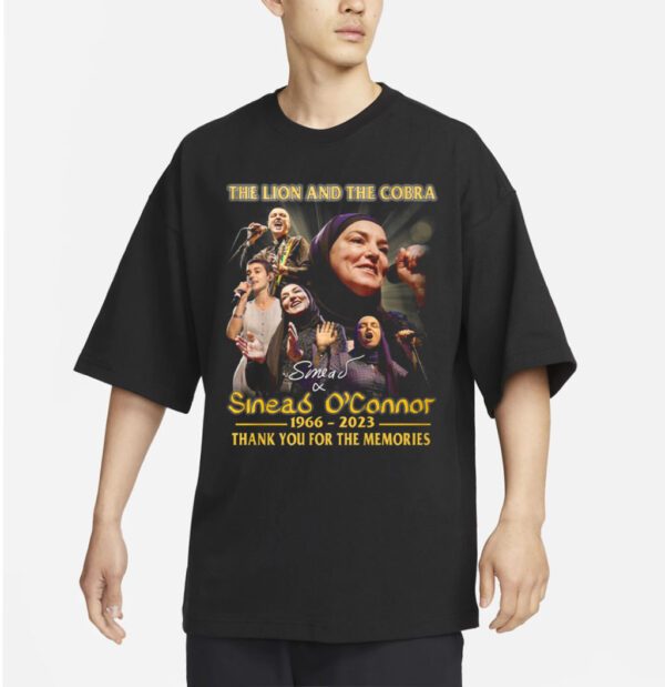 The Lion And The Cobra Sinéad O’Connor 1996 2023 Memories T Shirt