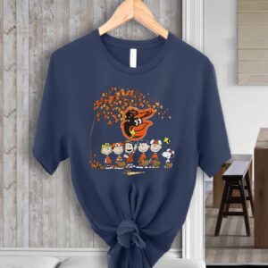 The Peanuts Just A Girl Who Loves Fall Orioles TShirt