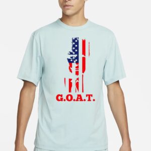 Trump USA Flag GOAT shirts