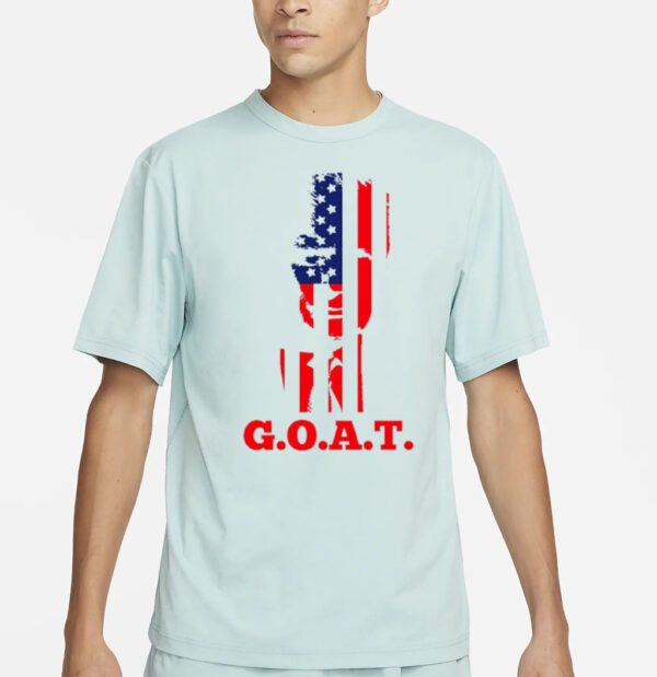 Trump USA Flag GOAT shirts