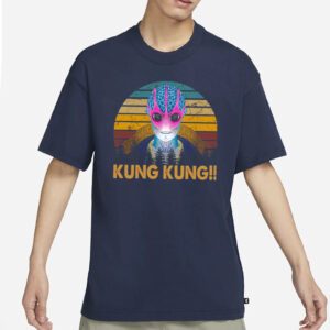 Vintage Kung Kung Resident Alien Design shirts