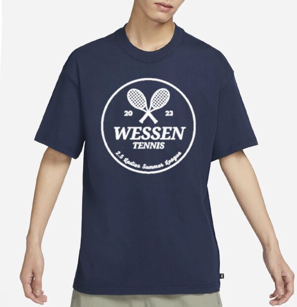 Wessen tennis 2.5 ladies summer league 2023 T shirt