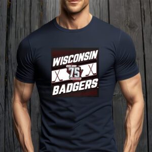 Wisconsin Badgers Men’s Hockey 75th Season T-ShirtS