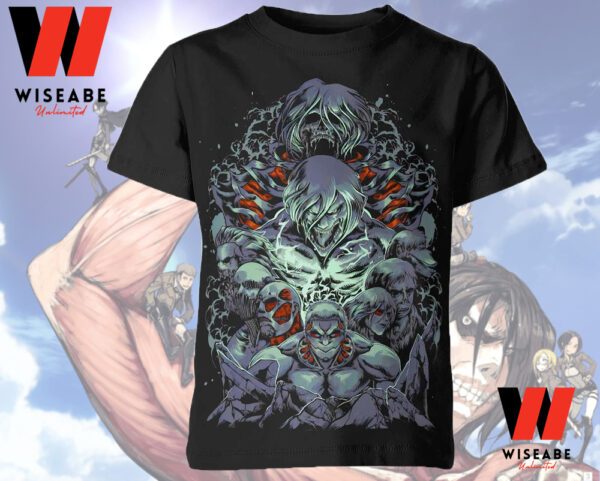 The Founding Titan Nine Shifter Titans Attack On Titan Shirt, Attack On Titan Merchandise - Wiseabe Apparels