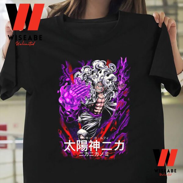 Luffy Gear 5 Power One Piece Anime T Shirt, One Piece Merchandise - Wiseabe Apparels