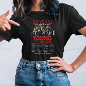 50 Years 1973 – 2023 The Young And The Restless Thank You For The Memories TShirt