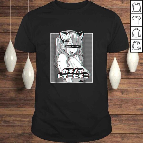 Ahegao face Shirt lewd anime shirt and neko cosplay gift