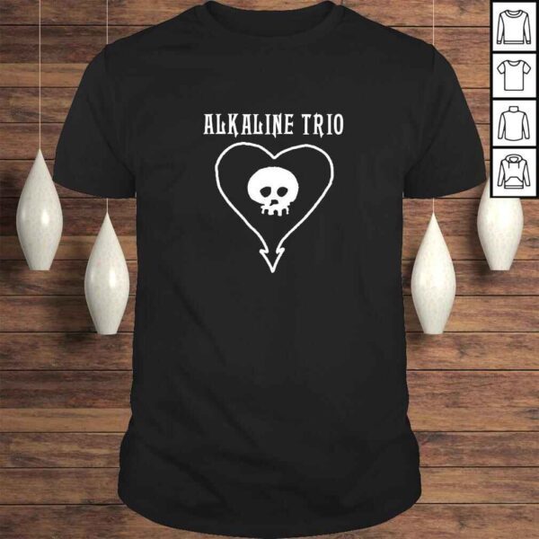 Alkaline Trio - Classic Heartskull - Official Merch V-Neck T-Shirt