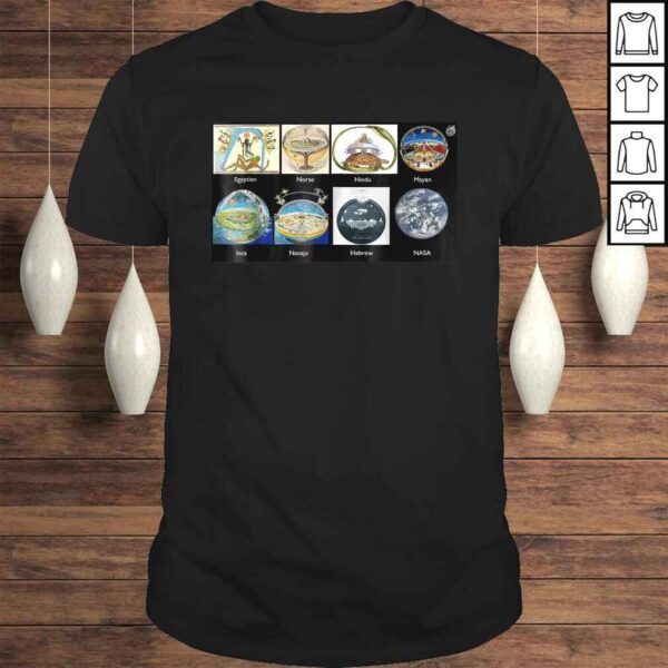 Ancient Flat Earth Cosmology TShirt