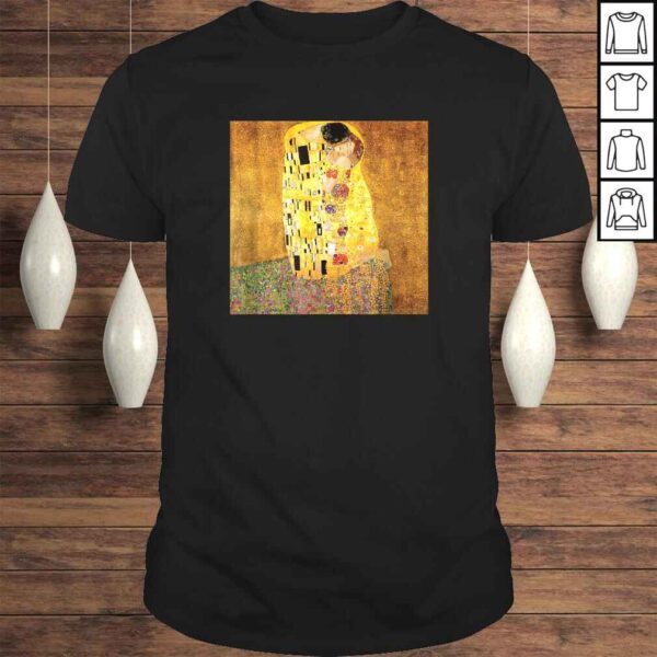 Art Nouveau Kiss Klimt Sexy Beautiful Elegant Love TrusT-shirt