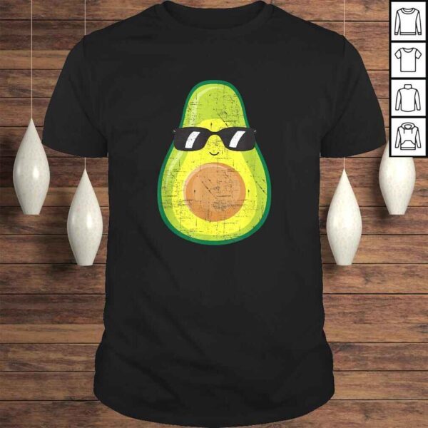 Avocado With Sunglasses - Funny Vegan Vegetarian Design TShirt