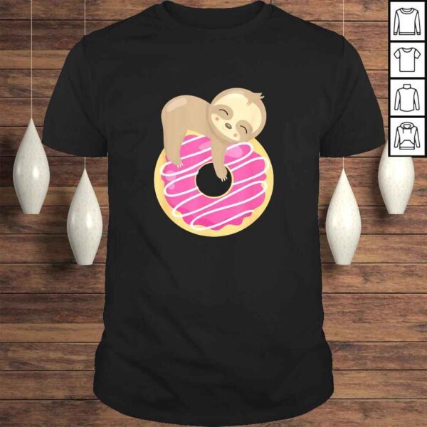 Baby Sloth On Donut Funny Gift Top