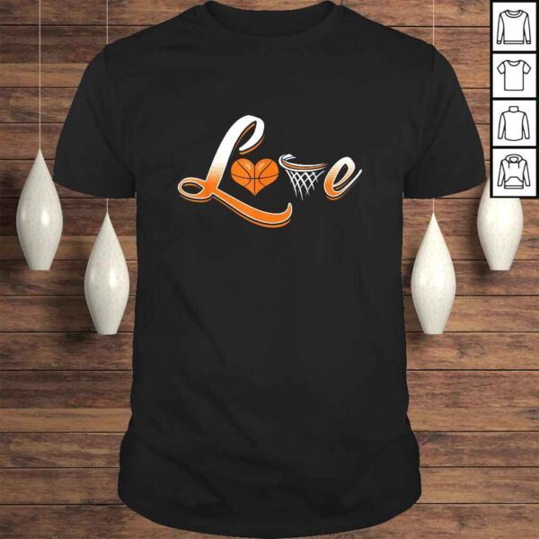 Basketball Love Shirt, Basketball Shirt For Girls Ladies