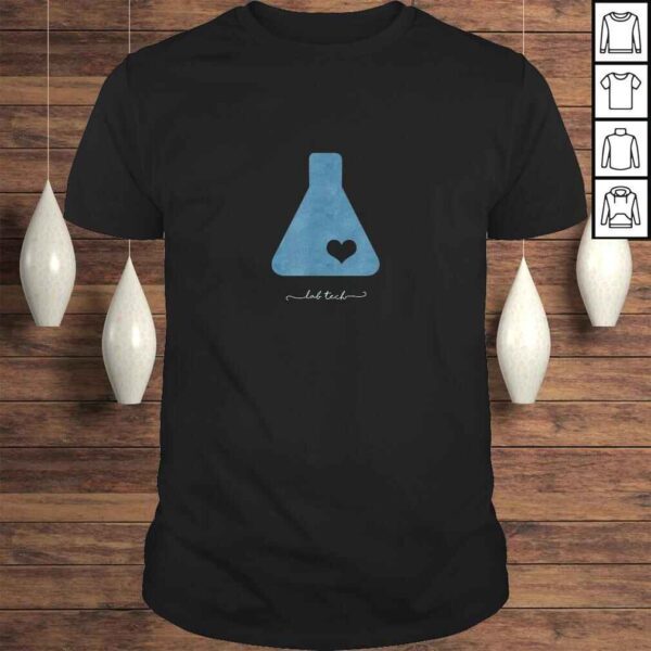 Beaker with heart  medical lab tech love lab week Shirt