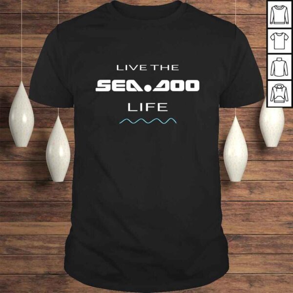 Big Wave - Live the Seadoo Life V-Neck T-Shirt