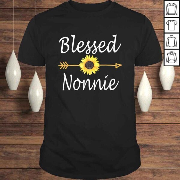 Blessed Nonnie Sunflower Mothers Day Gift Top