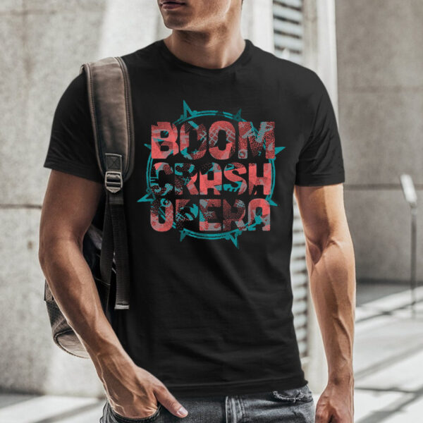 Boom Crash Opera Crazy Dots Black T-Shirt