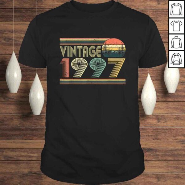 Born In 1997 Retro Vintage 23rd Birthday Gifts 23 Years Old TShirt