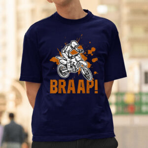 Braap Dirt Bike Motocross Track Biker T-Shirtt