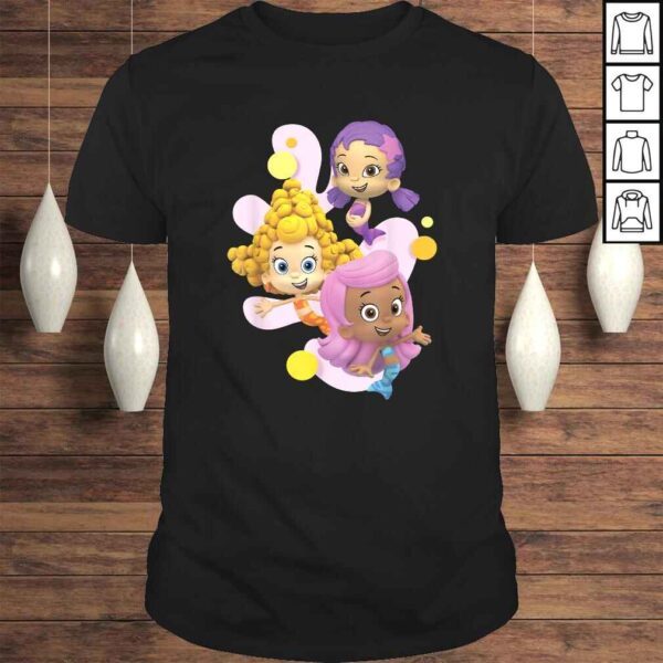 Bubble Guppies Girls Group Collage Tee Shirt