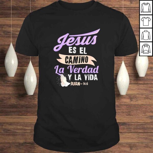 Camisas Cristianas para mujeres Christian Spanish design Gift TShirt