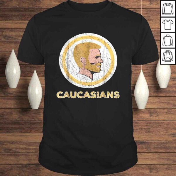 Caucasian Shirt Caucasians Pride Vintage Funny TShirt