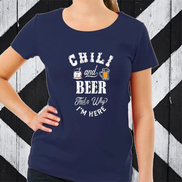 Chili Cookoff Chili And Beer T-Shirt