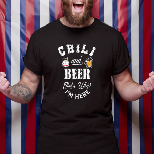 Chili Cookoff Chili And Beer TShirt