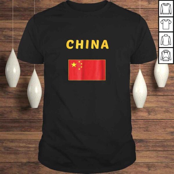 China Shirt Chinese Tee Flag souvenir Gift Beijing