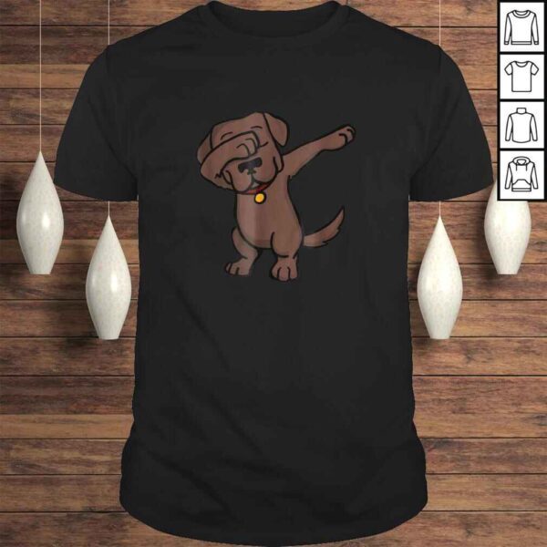 Chocolate Lab Dabbing Shirt - Funny Dog Dab TShirt