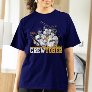 Christian Yelich Willy Adames and William Contreras CREWTOBER T-Shirtt