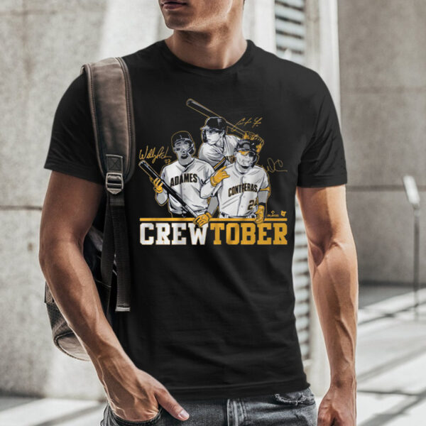 Christian Yelich Willy Adames and William Contreras CREWTOBER TShirt