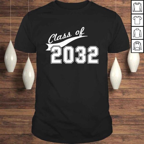 Class Of 2032 Shirt - Kindergarten Future Graduate Tee