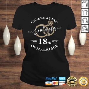 ClassicLadies 18th Wedding Anniversary Shirt 18 years of Marriage Tshirt