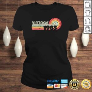 ClassicLadies 1985 Vintage Shirt Birthday Gift Tee Retro Style Gift TShirt