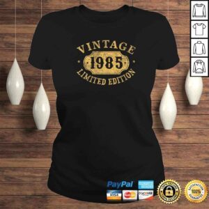 ClassicLadies 35 years old 35th Birthday Anniversary Gift Limited 1985 Shirt