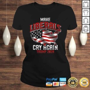 ClassicLadies 4th Of July US Flag 2020 Election US Pride Donald Trump Shirt