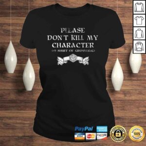 ClassicLadies 5 Shirt of Groveling Distressed Tabletop RPG Shirt