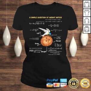 ClassicLadies A Simple Question Of Weight Ratios Funny Math Teacher Tee TShirt