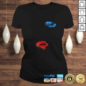 ClassicLadies Abstract Art Face Sketch Lipstick Makeup Print Artist Lover Shirt