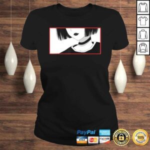 ClassicLadies Aesthetic Goth Anime Girl Tee Soft Grunge Aesthetic Gothic Tshirt