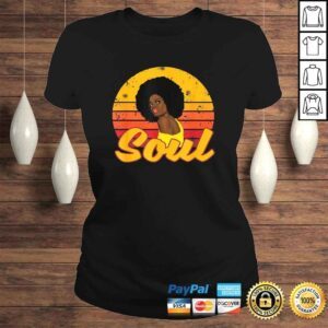 ClassicLadies African American 70s 80s Funk Afro Disco Soul Melanin Queen Tshirt