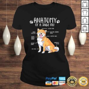 ClassicLadies Anatomy Shiba Inu Dog Lover Tee TShirt