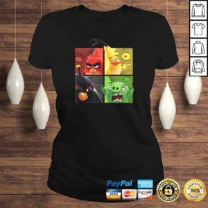 ClassicLadies Angry Birds 2 Hero Colorblock Squares TShirt