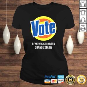 ClassicLadies Anti Trump Vote Detergent Funny Political Tee Shirt