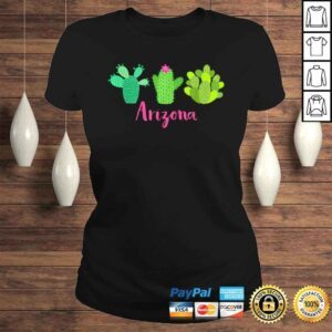 ClassicLadies Arizona Cactus Plant with Flower Shirt for Women